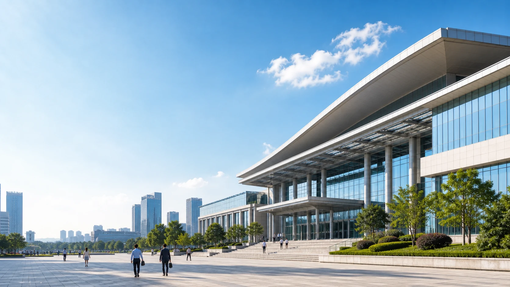 政企跨语言服务建筑场景